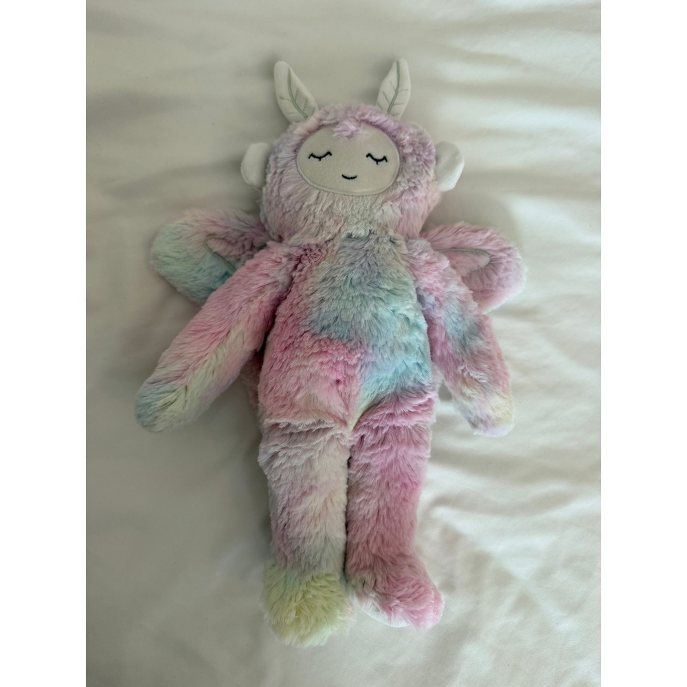 Slumberkins Kin Pastel Tie Dye‎ Moth Plush Stuffed Animal Toy Pink Blue Rainbow - Picture 3 of 5